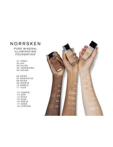 IDUN Minerals Tekoči puder Norrsken - Embla