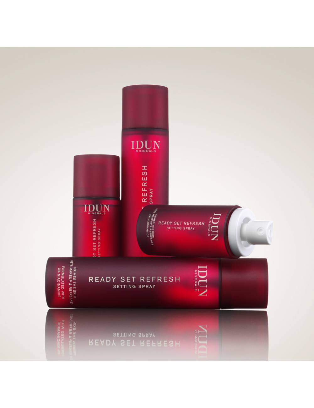 Ready, set, refresh sprej za obraz - potovalna velikost 50ml IDUN Minerals