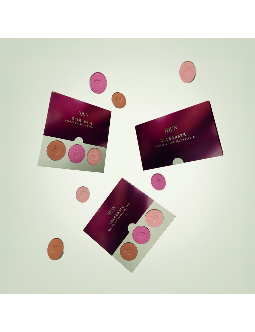 Celebrate Bronze & Glow paleta za obraz  Limited edition IDUN Minerals