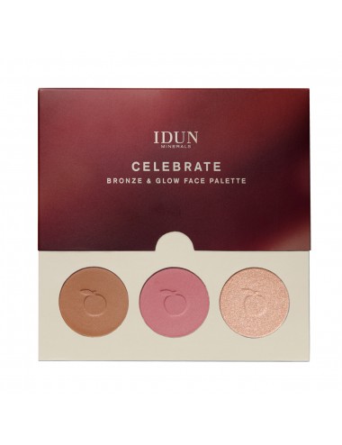 Celebrate Bronze & Glow paleta za obraz  Limited edition IDUN Minerals