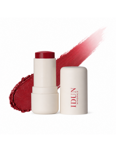 Soft tint kremno rdečilo v sticku Kyss (Berry Red) IDUN Minerals